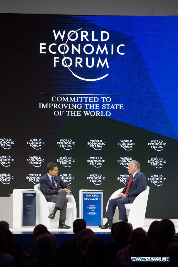 SWITZERLAND-DAVOS-WEF ANNUAL MEETING-JORDAN-KING