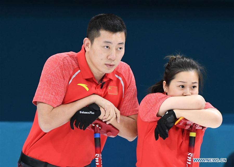 (SP)OLY-SOUTH KOREA-PYEONGCHANG-CURLING-MIXED DOUBLES-CHINA VS CANADA