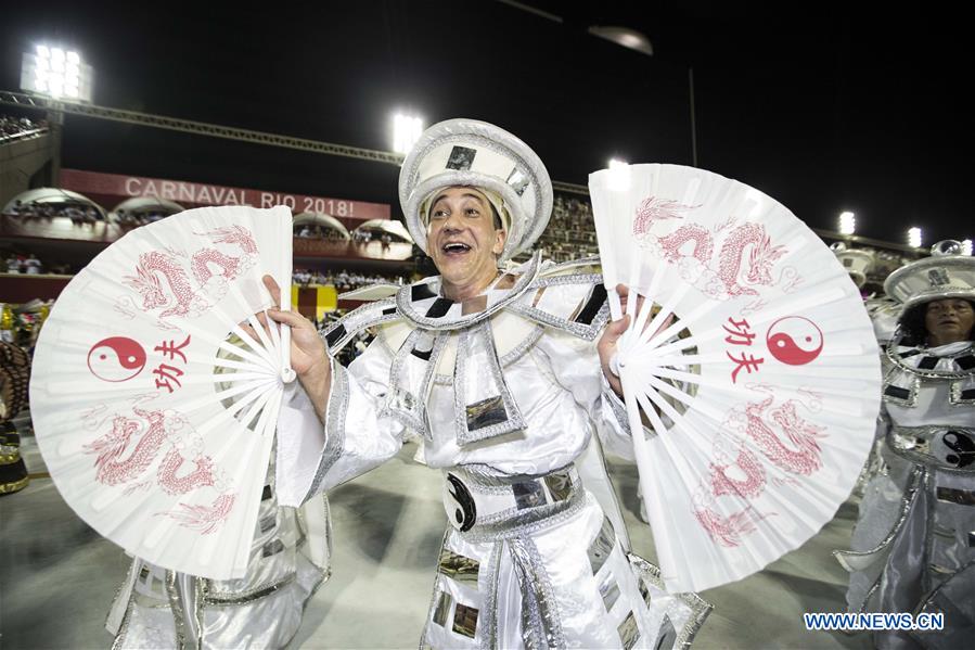 BRAZIL-RIO DE JANEIRO-CARNIVAL-CHINA'S SILK ROAD