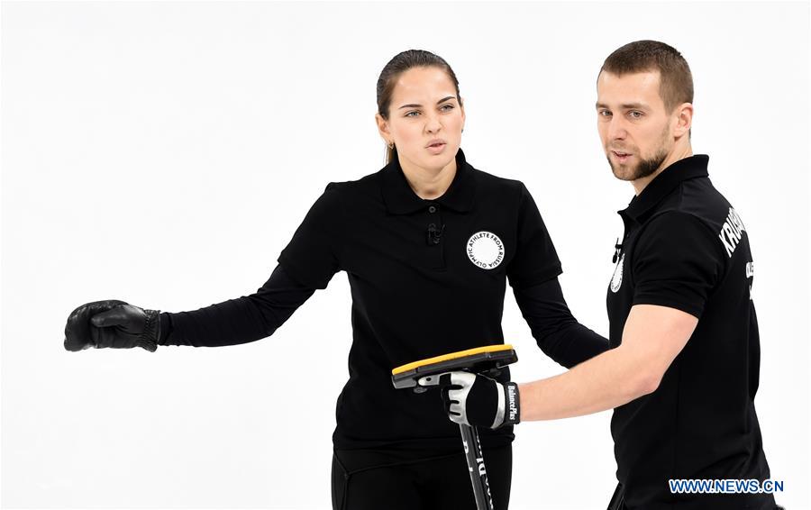 (SP)OLY-SOUTH KOREA-PYEONGCHANG-CURLING-MIXED DOUBLES-SEMI-FINAL-OAR VS SUI