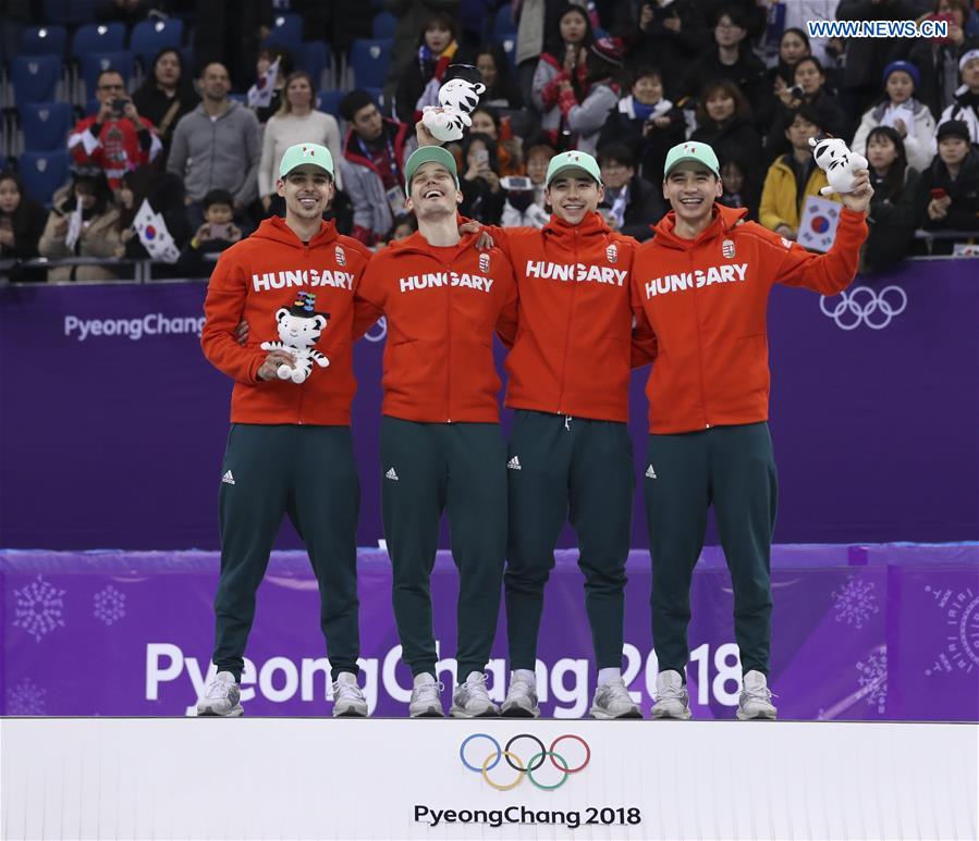 (SP)OLY-SOUTH KOREA-PYEONGCHANG-SHORT TRACK-MEN'S 5000M RELAY