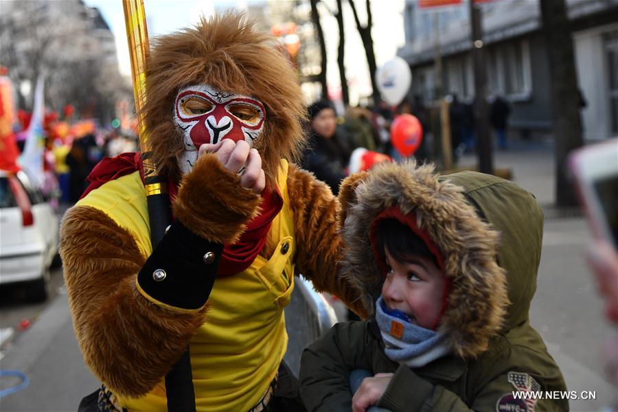 FRANCE-PARIS-CHINESE NEW YEAR-PARADE