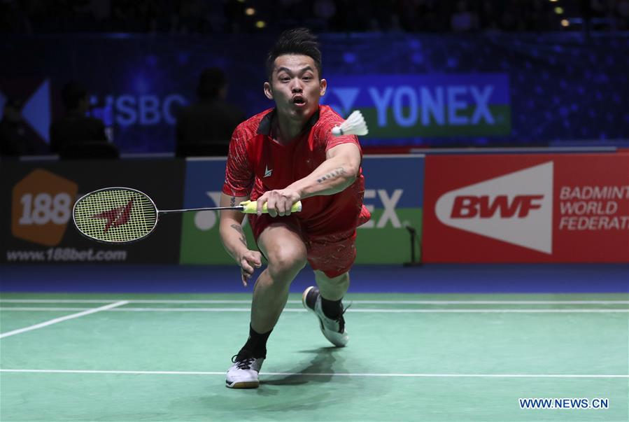 (SP)BRITAIN-BIRMINGHAM-BADMINTON-ALL ENGLAND OPEN 2018-LIN VS LEE