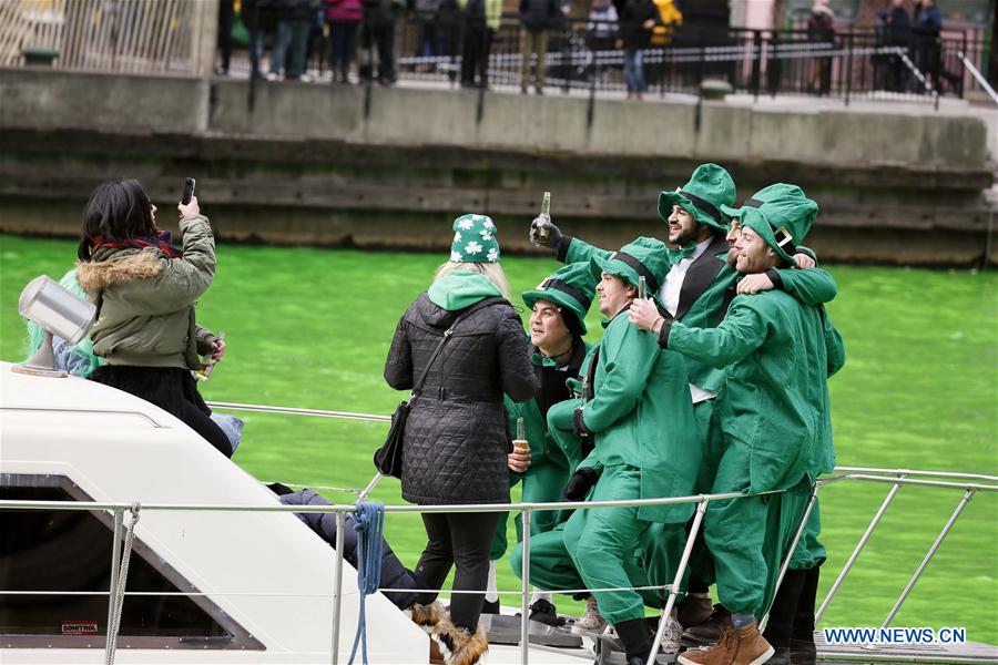 U.S.-CHICAGO-ST. PATRICK'S DAY-CELEBRATION