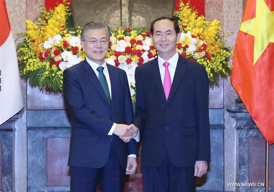 VIETNAM-SOUTH KOREA-PRESIDENTS-MEETING