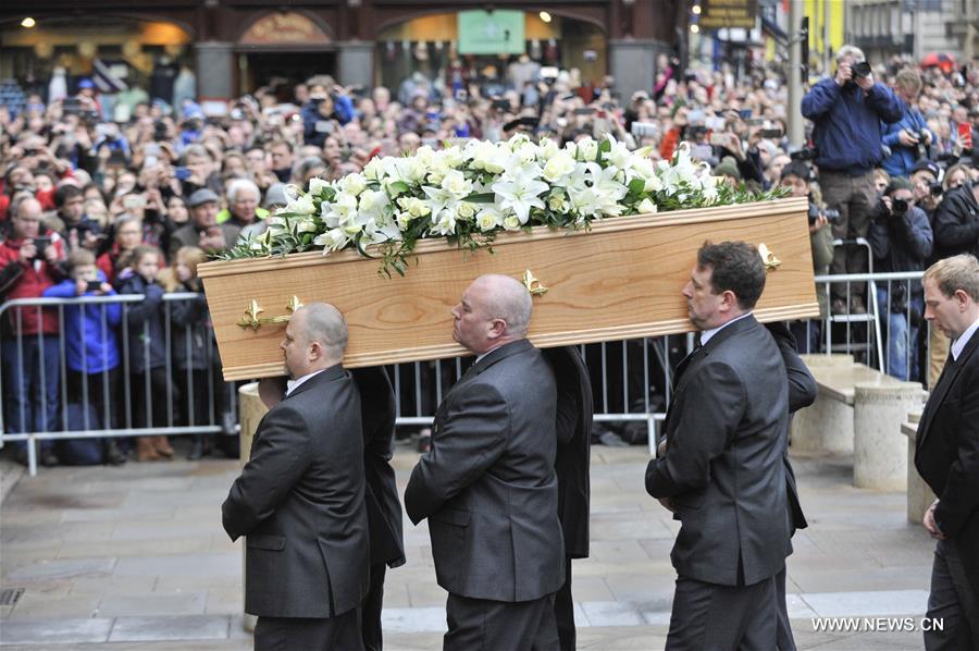 BRITAIN-CAMBRIDGE-STEPHEN HAWKING-FUNERAL