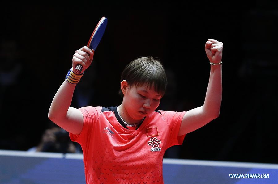 (SP)SWEDEN-HALMSTAD-ITTF WORLD TEAM CHAMPIONSHIPS 2018-WOMEN'S FINAL-CHN VS JPN