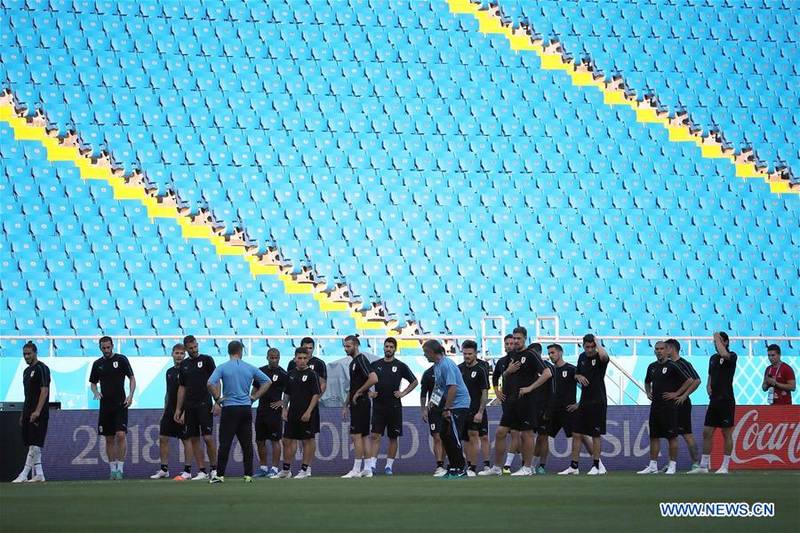 (SP)RUSSIA-ROSTOV-ON-DON-2018 WORLD CUP-URUGUAY-TRAINING