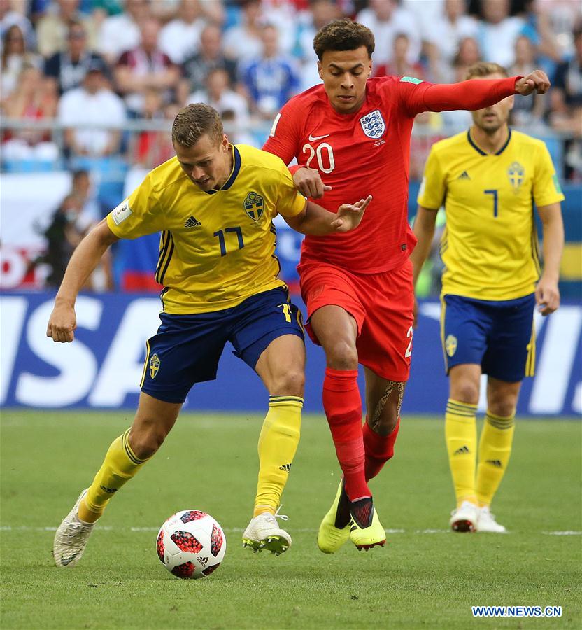 (SP)RUSSIA-SAMARA-2018 WORLD CUP-QUARTERFINAL-SWEDEN VS ENGLAND