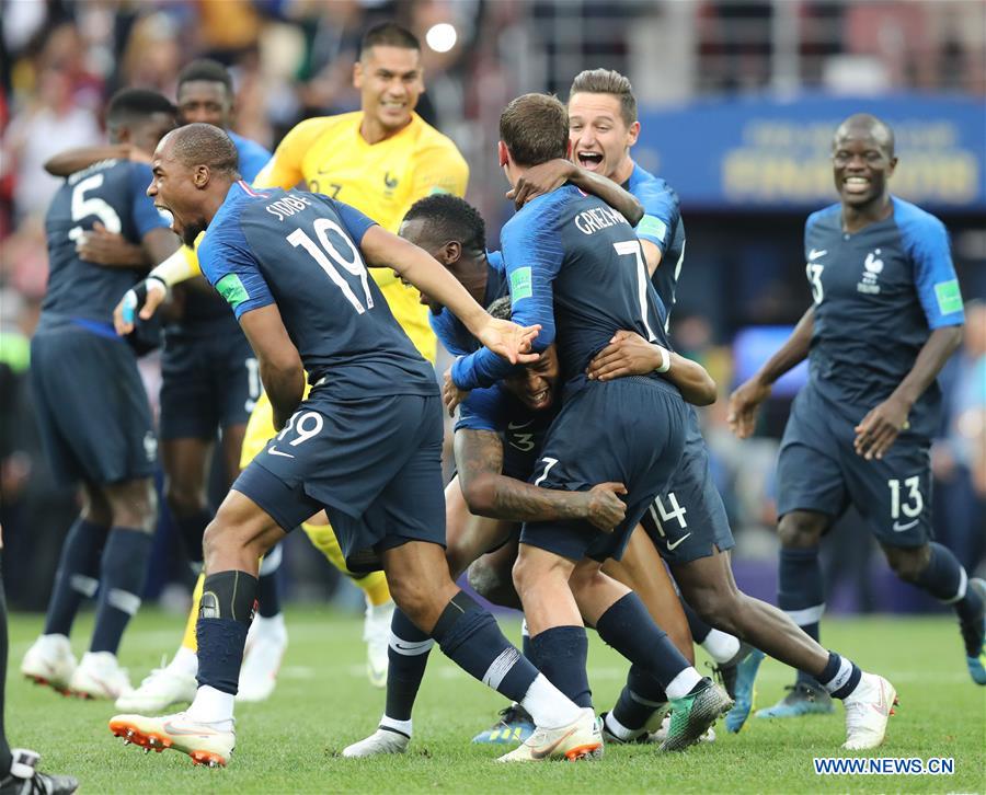 (SP)RUSSIA-MOSCOW-2018 WORLD CUP-FINAL-FRANCE VS CROATIA