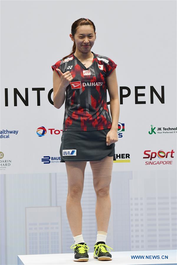 (SP)SINGAPORE-BADMINTON-SINGAPORE OPEN-WOMEN'S SINGLE-FINAL