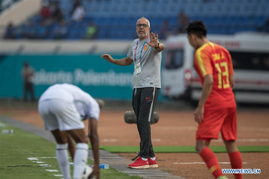 (SP)INDONESIA-BANDUNG-ASIAN GAMES-FOOTBALL-CHINA VS TIMOR LESTE