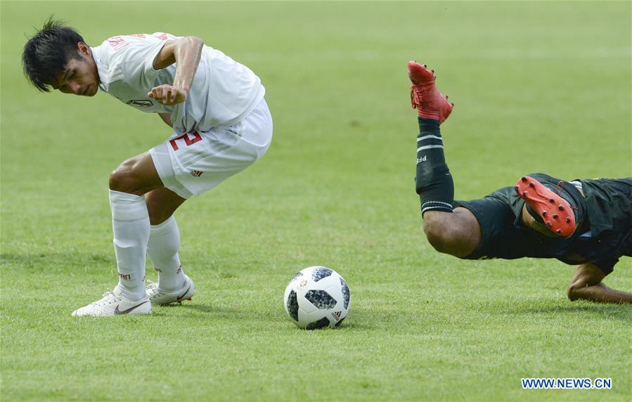 (SP)INDONESIA-CIKARANG-ASIAN GAMES 2018-MEN’S FOOTBALL MATCH-PAKISTAN VS JAPAN