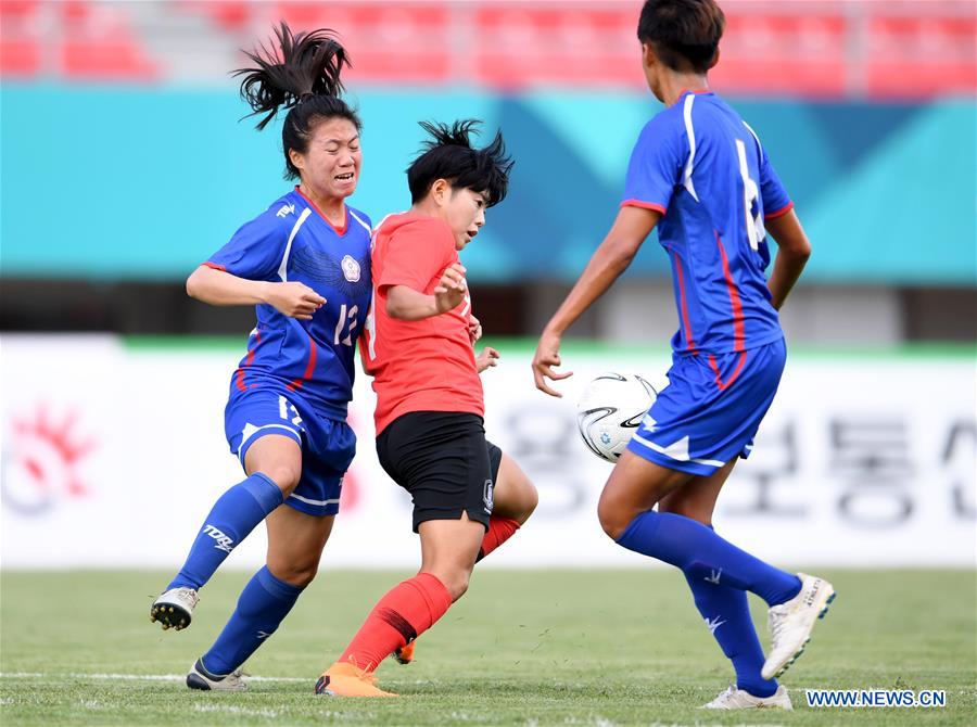 (SP)INDONESIA-PALEMBANG-ASIAN GAMES-FOOTBALL-SOUTH KOREA VS CHINESE TAIPEI