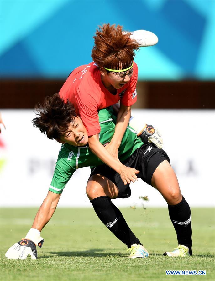 (SP)INDONESIA-PALEMBANG-ASIAN GAMES-FOOTBALL-SOUTH KOREA VS CHINESE TAIPEI