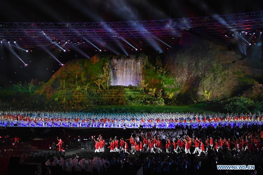 (SP)INDONESIA-JAKARTA-ASIAN GAMES-OPENING CEREMONY