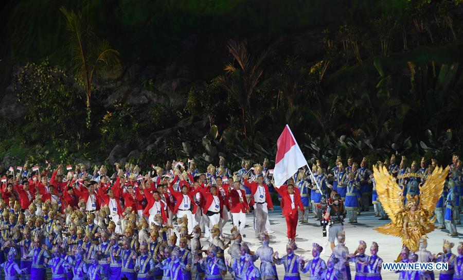 (SP)INDONESIA-JAKARTA-ASIAN GAMES-OPENING CEREMONY