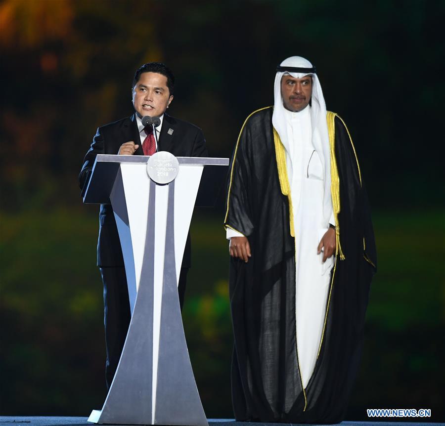 (SP)INDONESIA-JAKARTA-ASIAN GAMES-OPENING CEREMONY