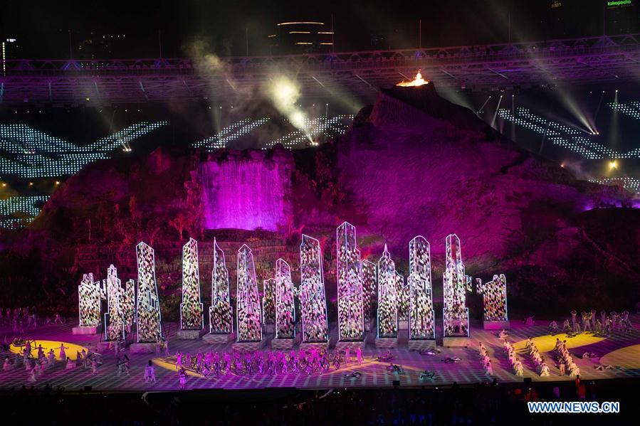 (SP)INDONESIA-JAKARTA-ASIAN GAMES-OPENING CEREMONY