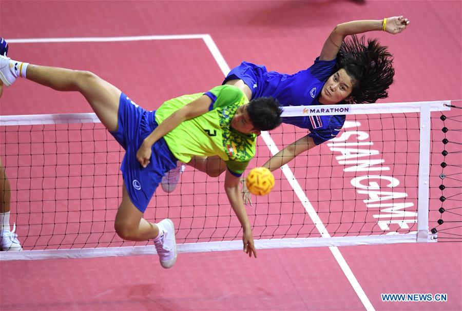 (SP)INDONESIA-PALEMBANG-ASIAN GAMES-SEPAKTAKRAW