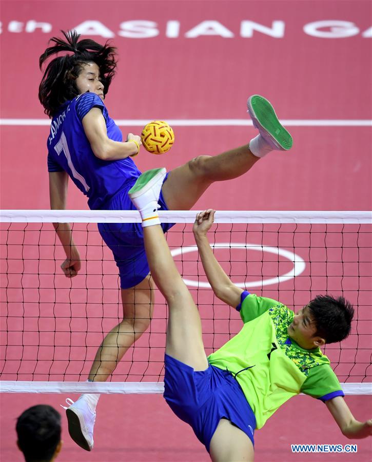 (SP)INDONESIA-PALEMBANG-ASIAN GAMES-SEPAKTAKRAW