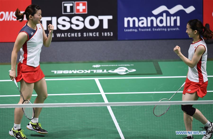 (SP)INDONESIA-JAKARTA-ASIAN GAMES-BADMINTON-WOMEN'S TEAM FINAL