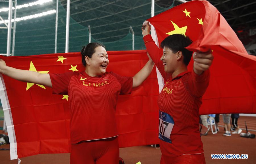 (SP)INDONESIA-JAKARTA-ASIAN GAMES-ATHLETICS-WOMEN'S HAMMER THROW