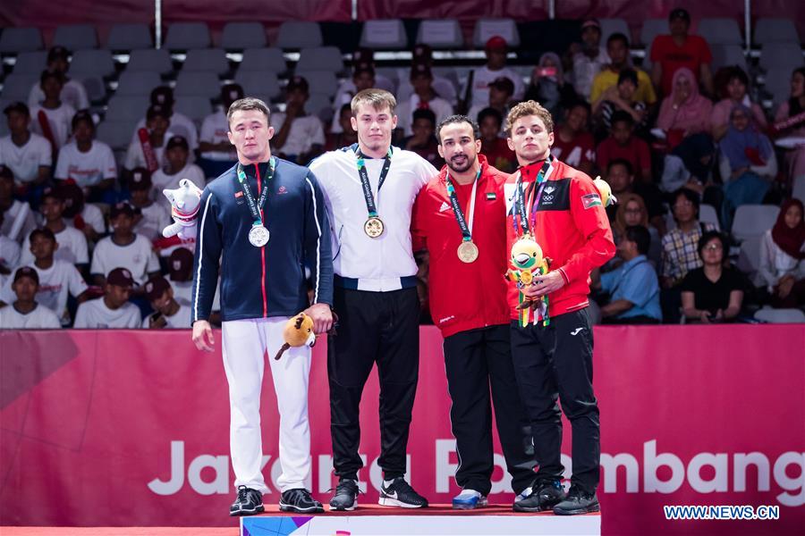 (SP)INDONESIA-JAKARTA-ASIAN GAMES-JU-JITSU-77KG