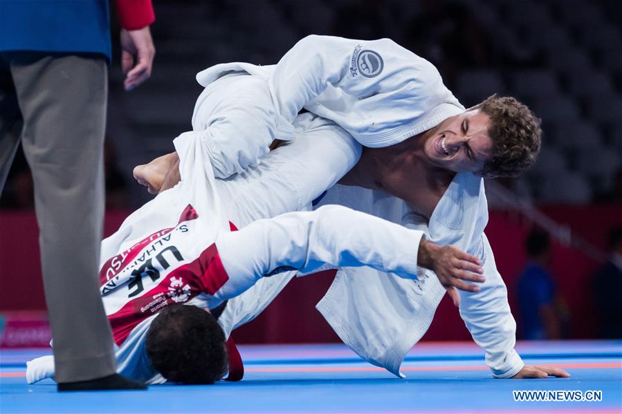 (SP)INDONESIA-JAKARTA-ASIAN GAMES-JU-JITSU-77KG