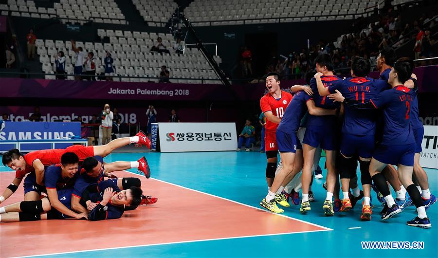 (SP)INDONESIA-JAKARTA-ASIAN GAMES-VOLLEYBALL