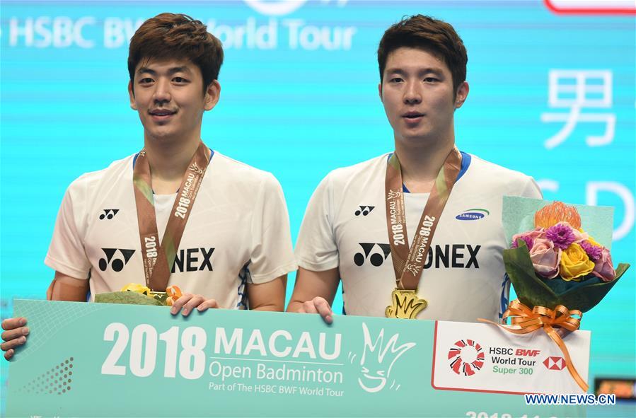 (SP)CHINA-MACAU-BADMINTON-MACAU OPEN