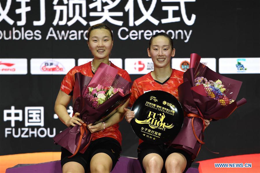 (SP)CHINA-FUZHOU-BADMINTON-FINALS