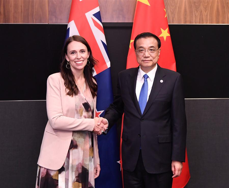 CHINA-LI KEQIANG-JACINDA ARDERN-MEETING (CN)