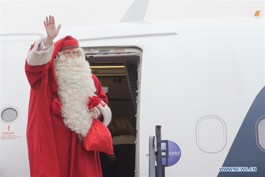 HUNGARY-BUDAPEST-FINNISH SANTA-ARRIVAL 