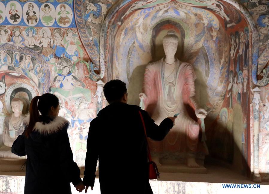 #CHINA-SHIJIAZHUANG-DUNHUANG-DIGITAL EXHIBITION (CN)