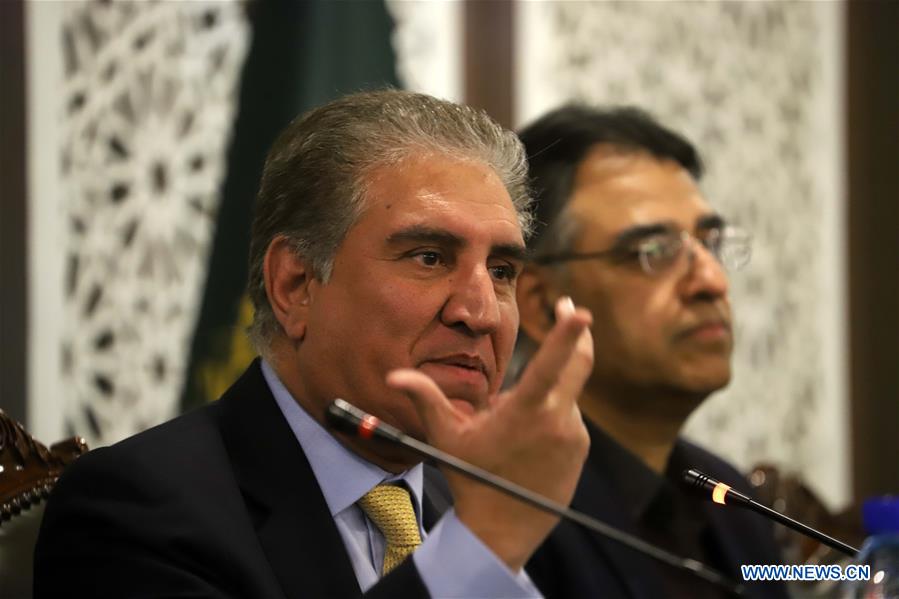 PAKISTAN-ISLAMABAD-INDIAN-VIOLATION-FM-PRESS CONFERENCE