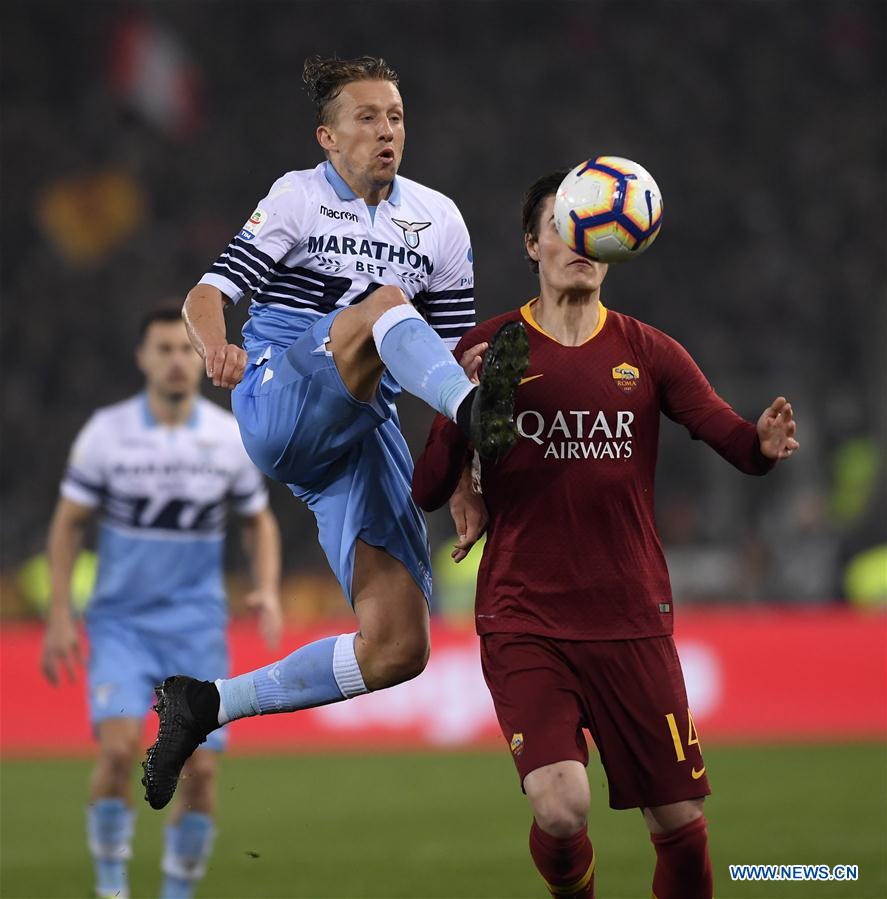 (SP)ITALY-ROME-SOCCER-SERIE A-LAZIO VS ROMA