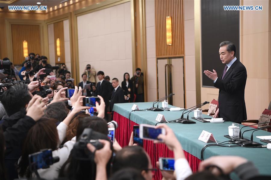 (TWO SESSIONS)CHINA-BEIJING-NPC-PRESS CONFERENCE-WANG YI (CN)