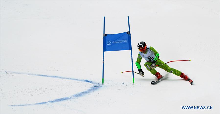 (SP)RUSSIA-KRASNOYARSK-29TH WINTER UNIVERSIADE-ALPINE SKIING-GIANT SLALOM