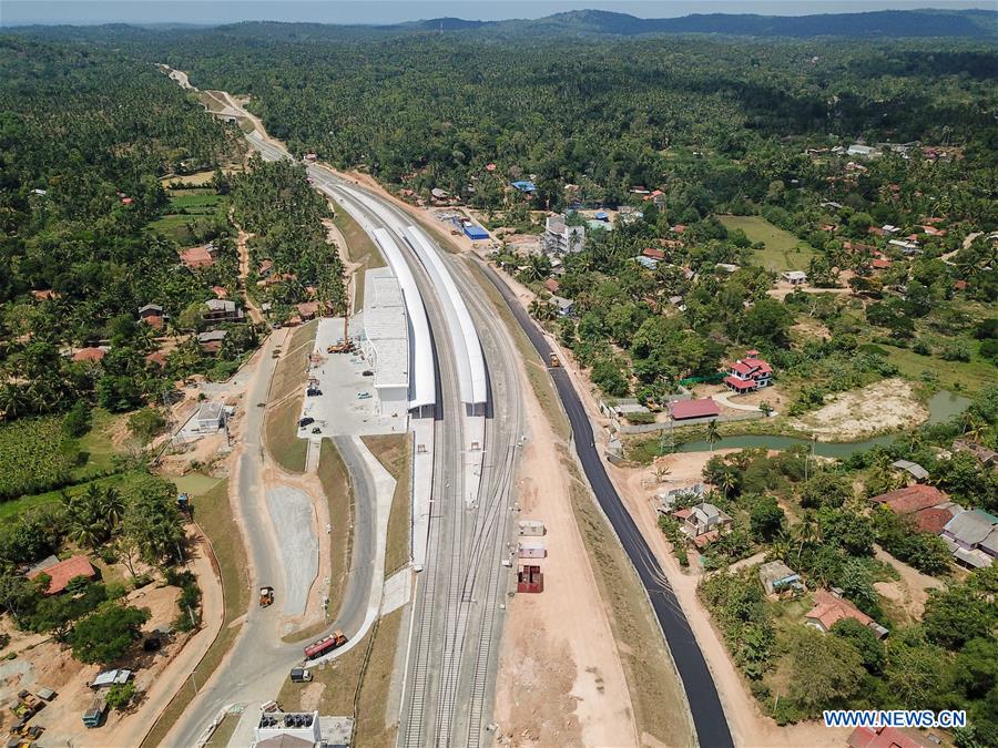 SRI LANKA-CHINA-FUNDED RAILWAY LINE-OPEN