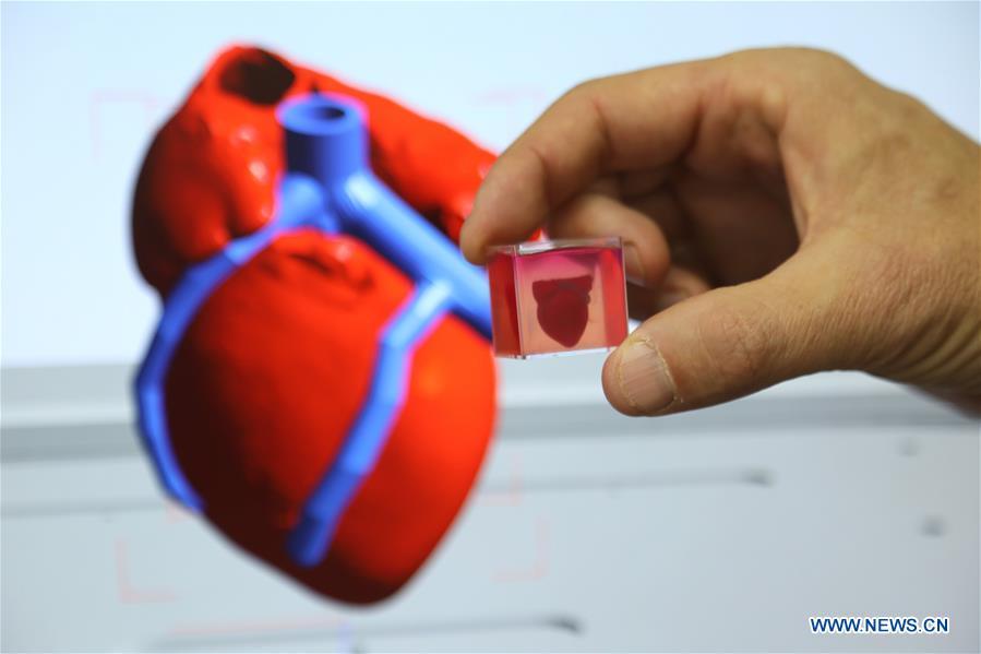 ISRAEL-TEL AVIV-HEART-3D PRINTING