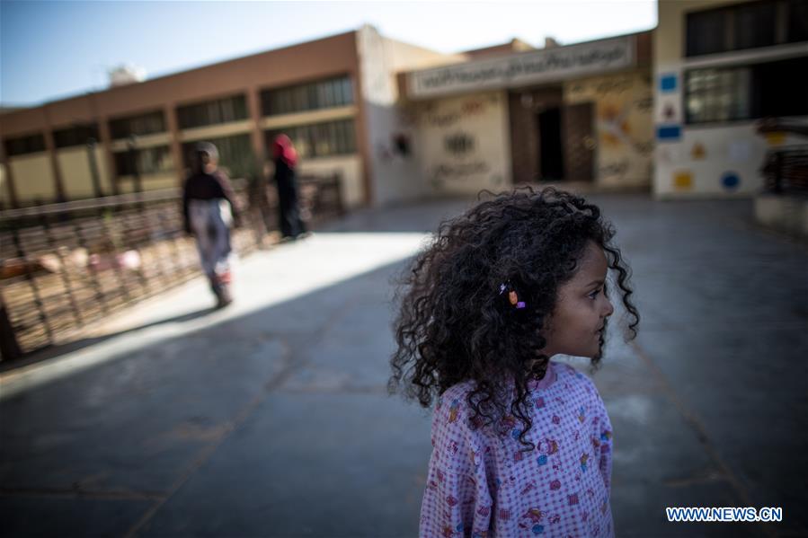 LIBYA-TRIPOLI-CONFLICT-DISPLACED CHILDREN