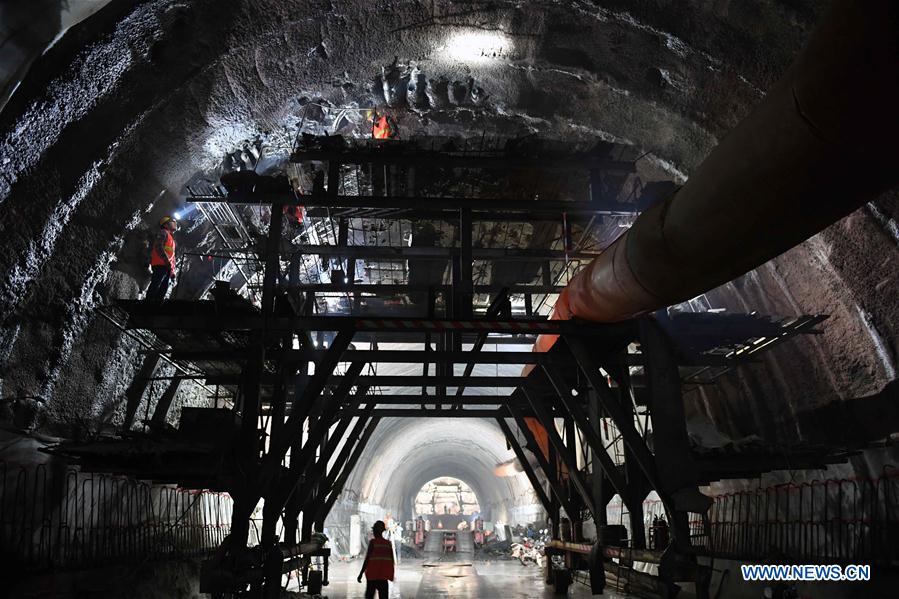 CHINA-YUNNAN-RAILWAY TUNNEL-CONSTRUCTION (CN)