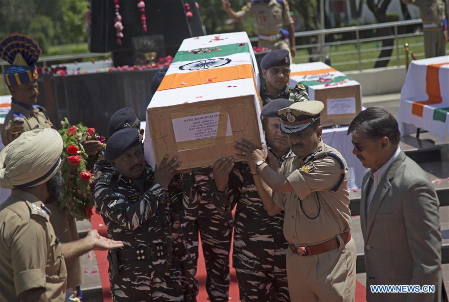 KASHMIR-SRINAGAR-WREATH LAYING CEREMONY