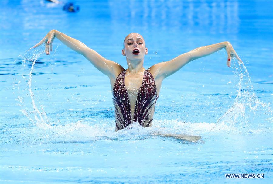 (SP)SOUTH KOREA-GWANGJU-FINA WORLD CHAMPIONSHIPS-ARTISTIC SWIMMING-WOMEN'S SOLO TECHNICAL FINAL