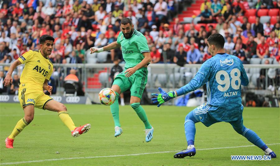 (SP)GERMANY-MUNICH-SOCCER-AUDI CUP-THIRD PLACE PLAYOFF-REAL MADRID VS FENERBAHCE