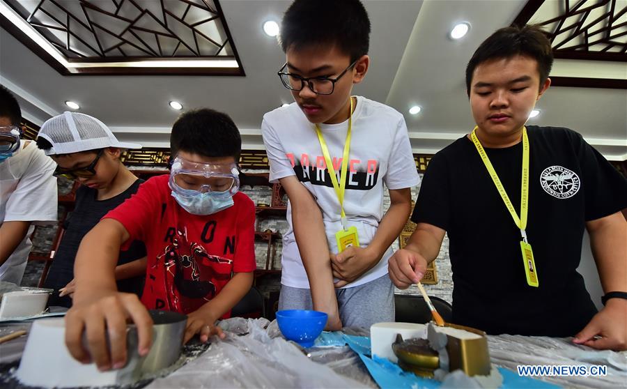 CHINA-BEIJING-PALACE MUSEUM-CULTURAL RELICS-RESTORATION-SUMMER CAMP (CN)