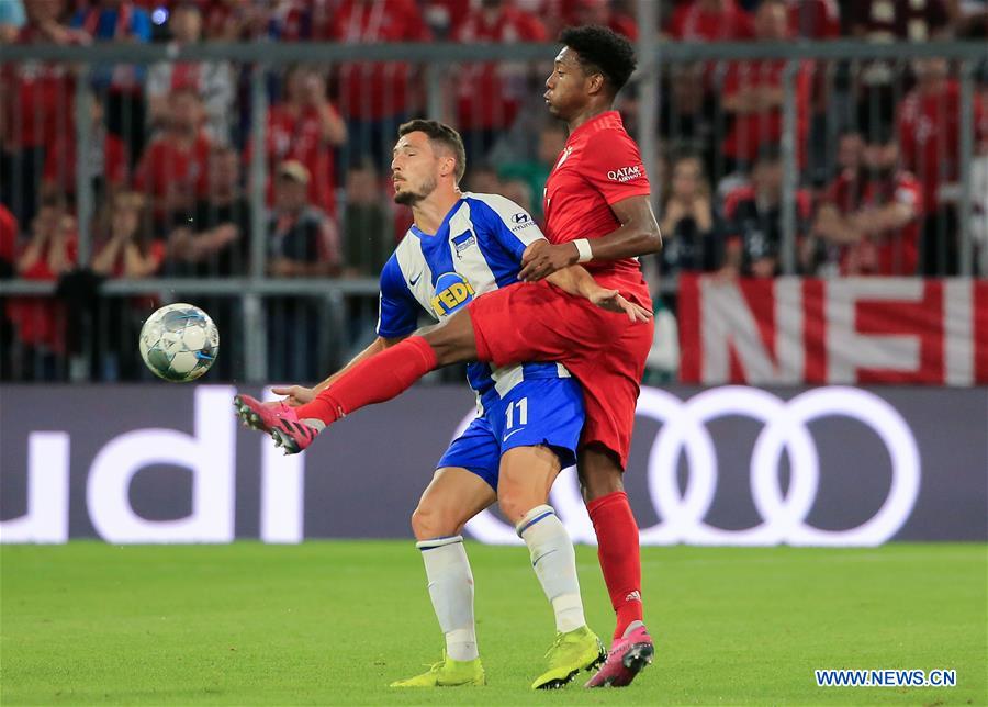 (SP)GERMANY-MUNICH-SOCCER-BUNDESLIGA-BAYERN MUNICH VS HERTHA