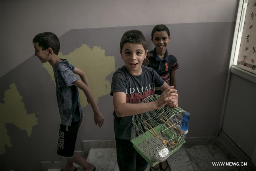 LIBYA-TRIPOLI-DISPLACED CHILDREN