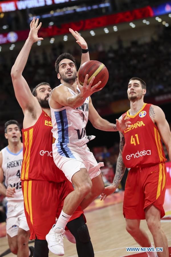 (SP)CHINA-BEIJING-BASKETBALL-FIBA WORLD CUP-ESP VS ARG (CN)